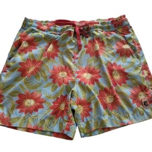Tommy Bahama Floral Print Swim Trunks